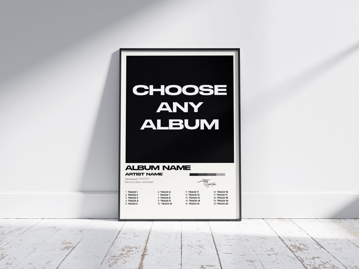 Custom Album Poster
