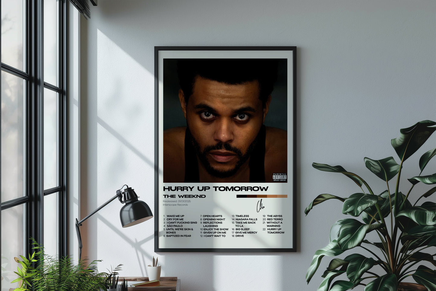 The Weeknd Album Hurry Up Tomorrow Poster