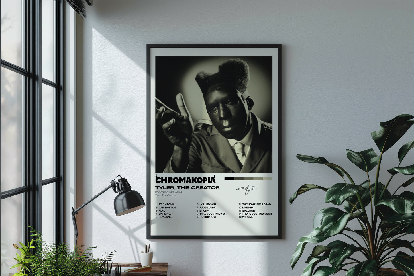 Tyler, The Creator Album Chromakopia Poster