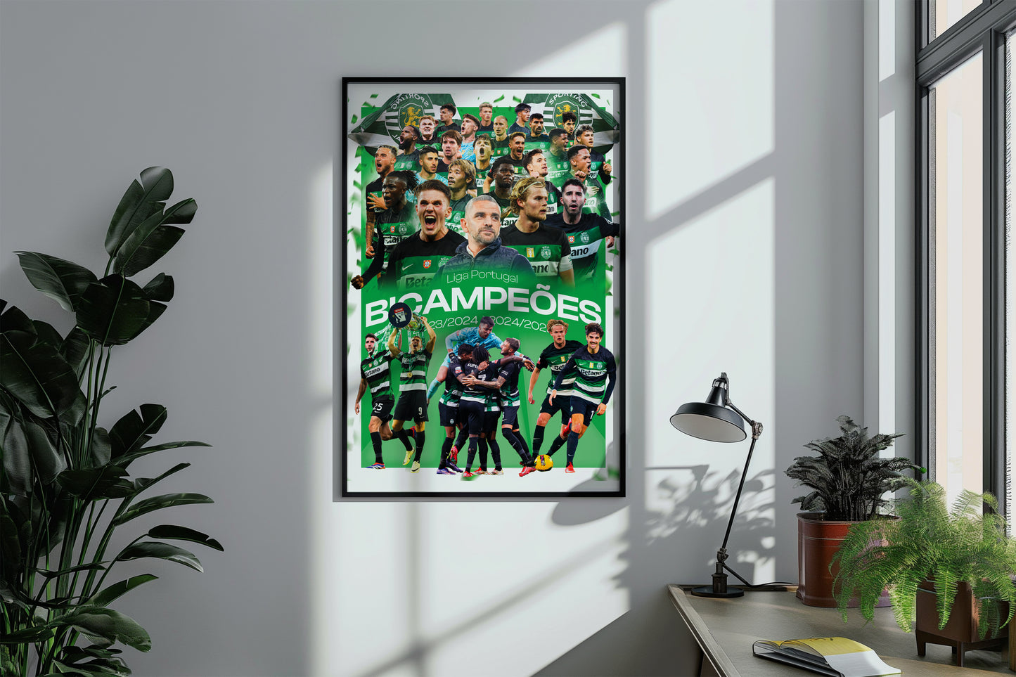Sporting Clube de Portugal BiCampeão 2023/2024 | 2024/2025 - Poster