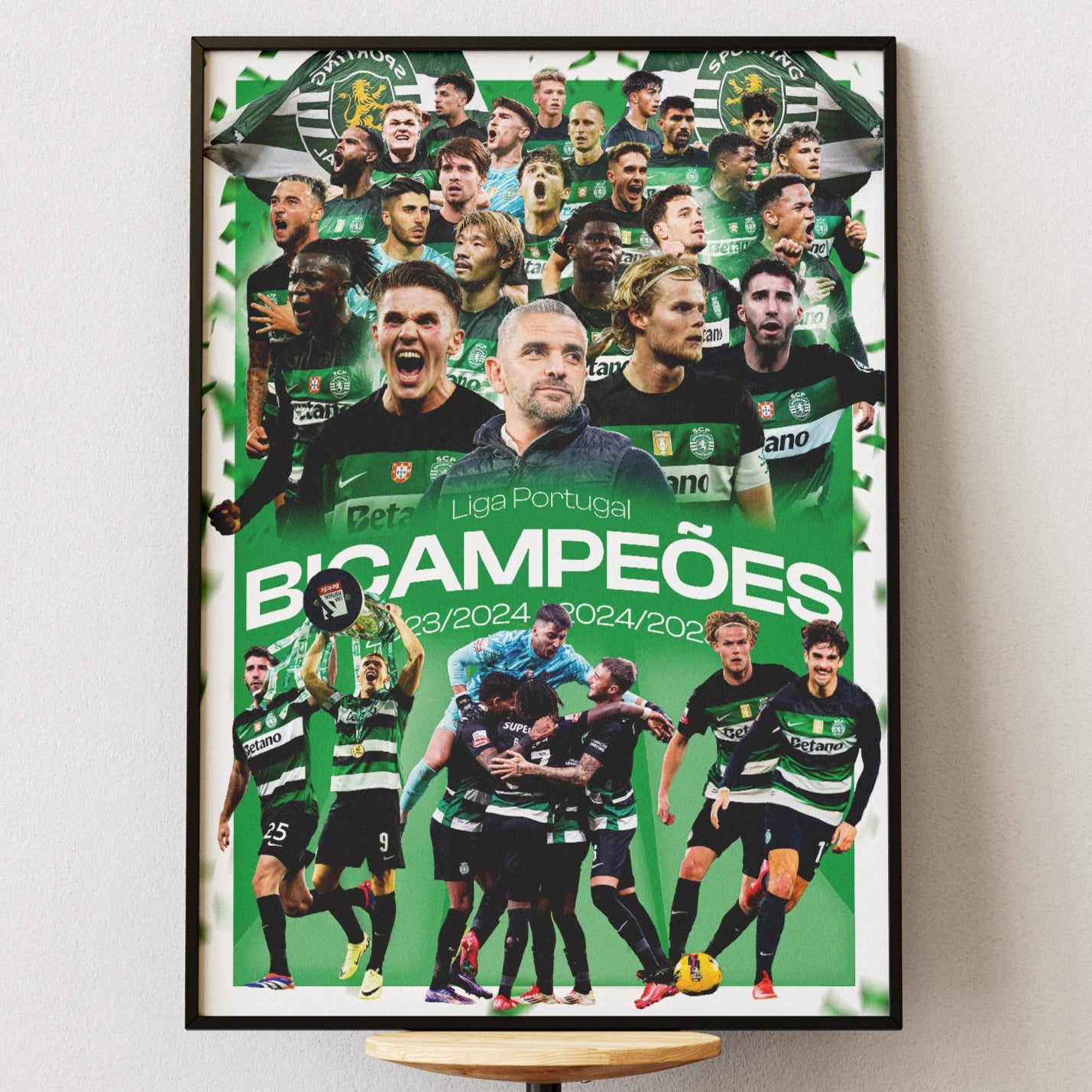 Sporting Clube de Portugal BiCampeão 2023/2024 | 2024/2025 - Poster