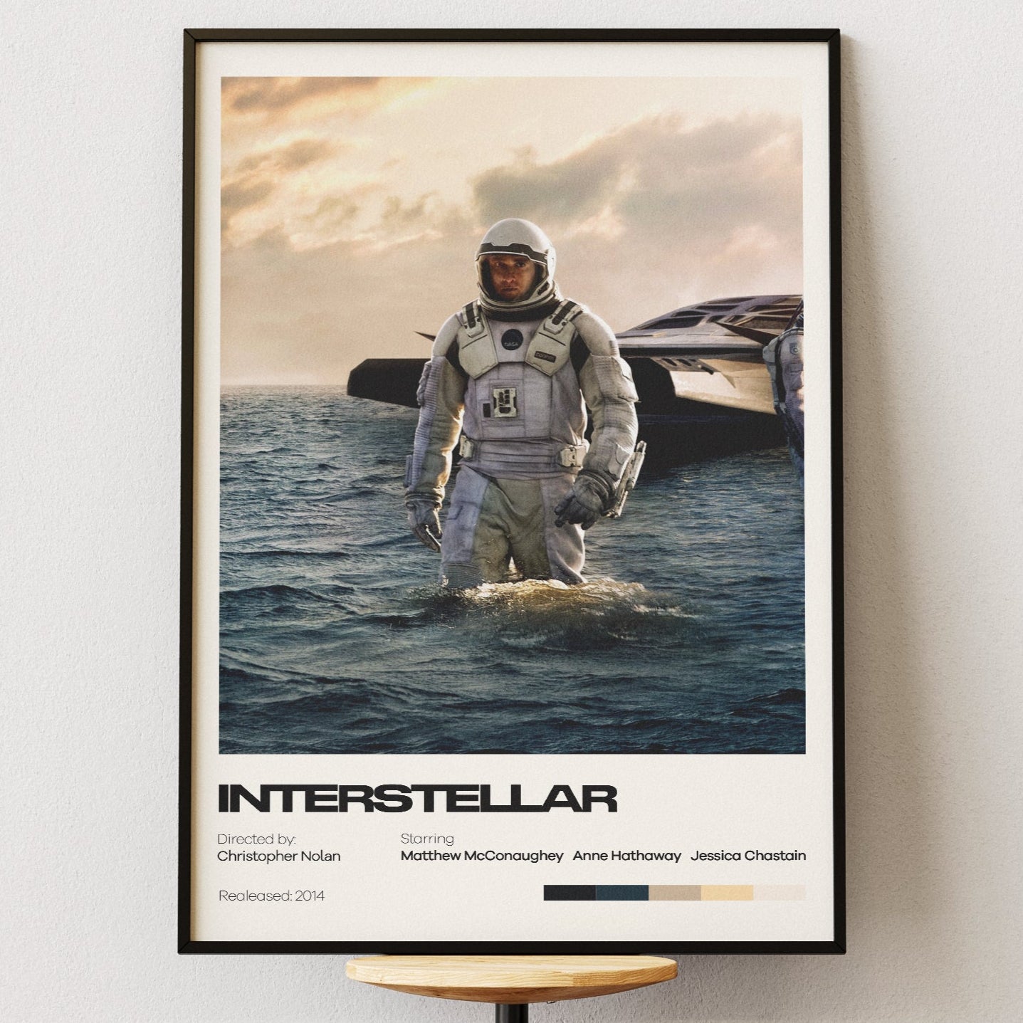 Interstellar Movie Poster – Sci-Fi Wall Art