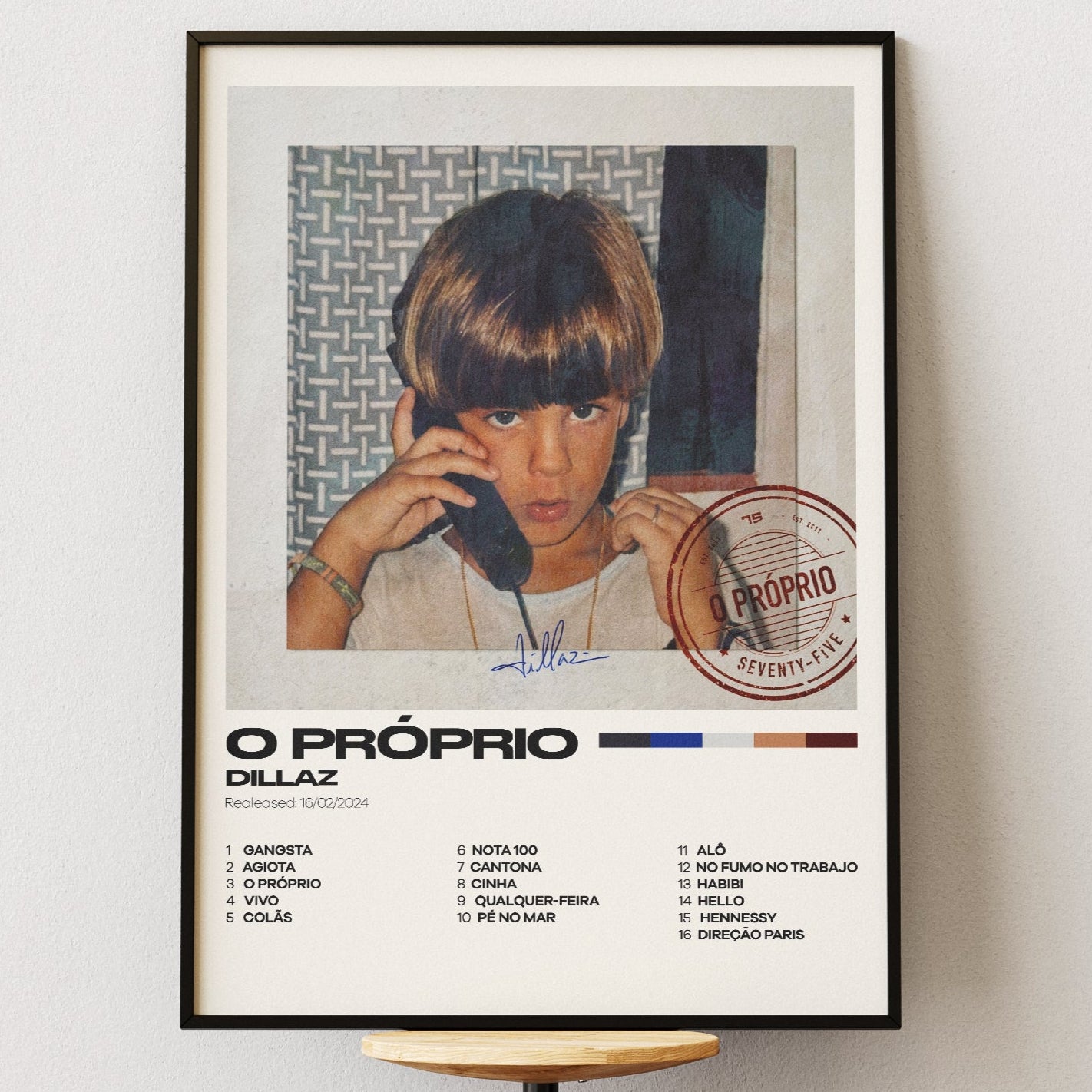 Dillaz Album Poster - O Próprio Wall Art