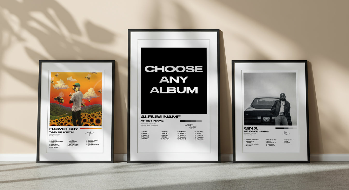 Custom Album Poster