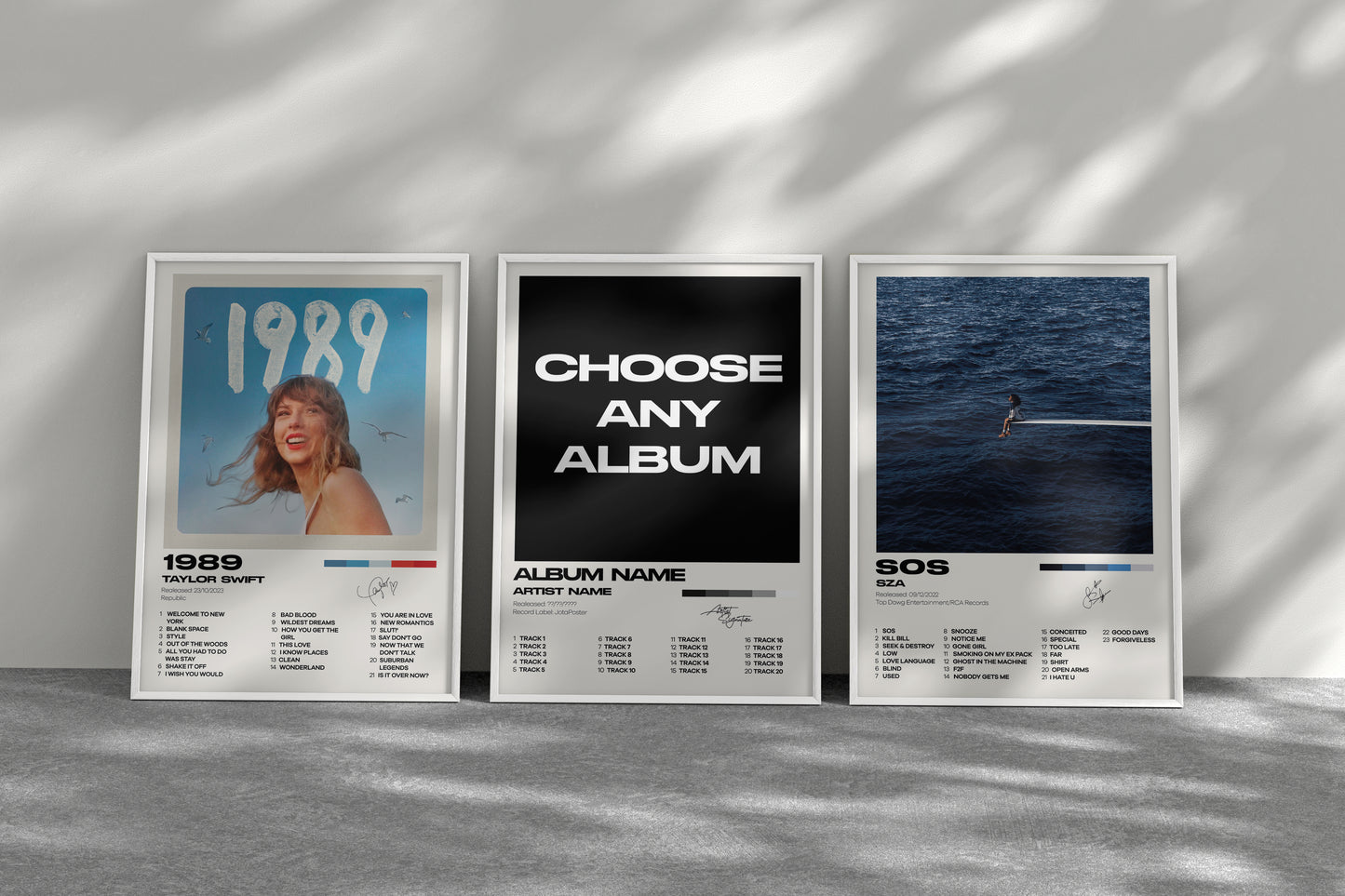 Custom Album Poster