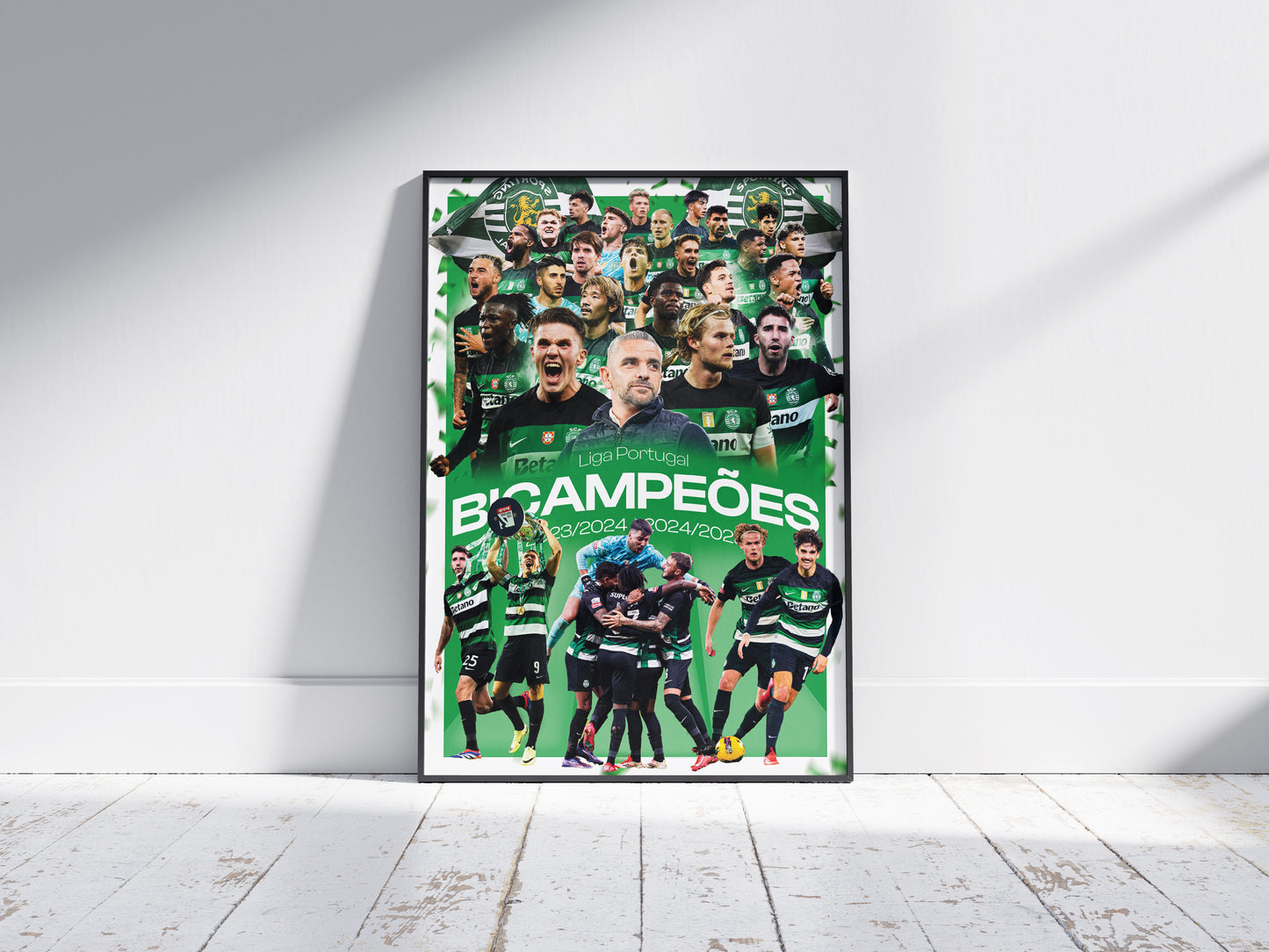 Sporting Clube de Portugal BiCampeão 2023/2024 | 2024/2025 - Poster