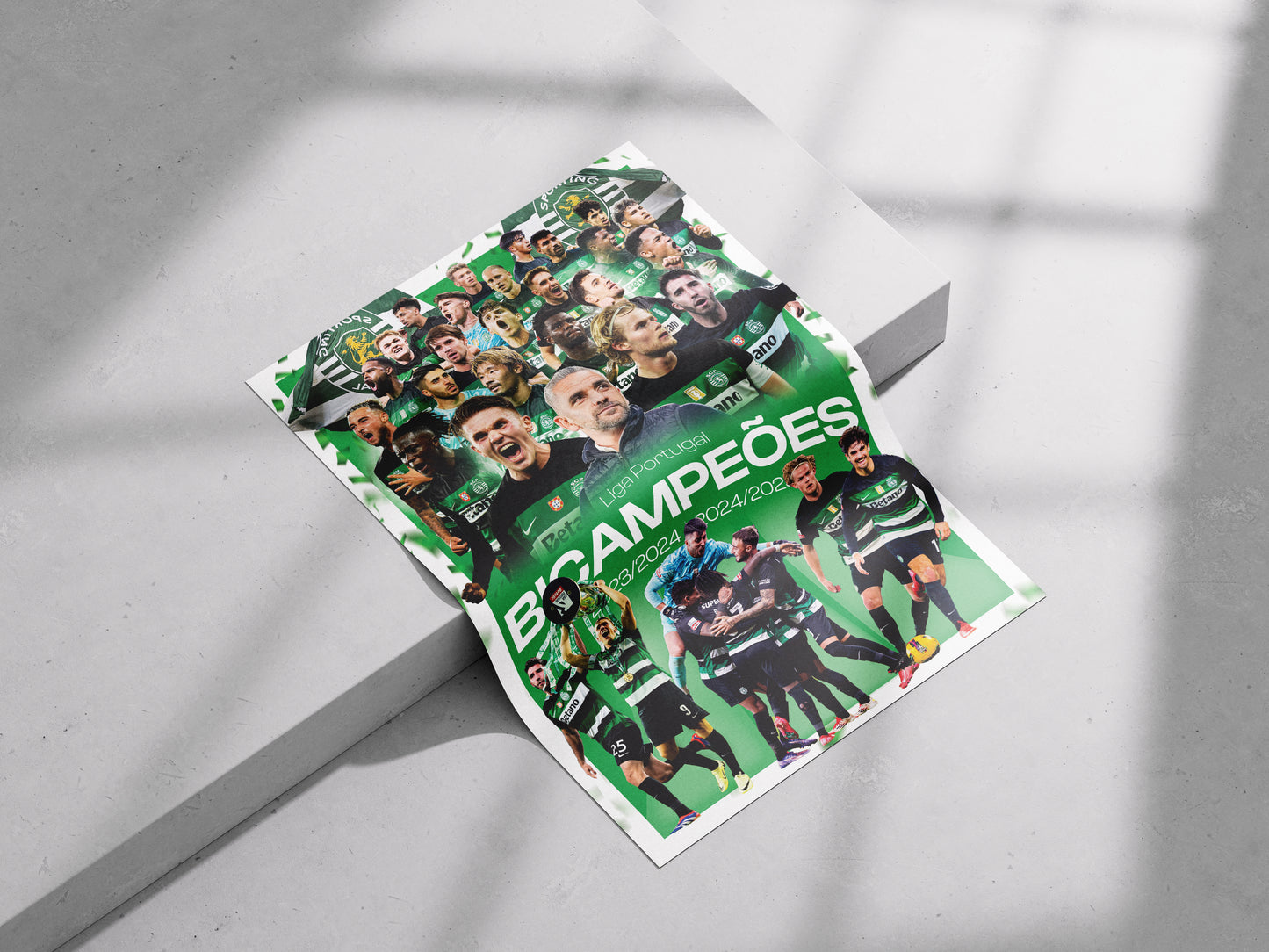 Sporting Clube de Portugal BiCampeão 2023/2024 | 2024/2025 - Poster