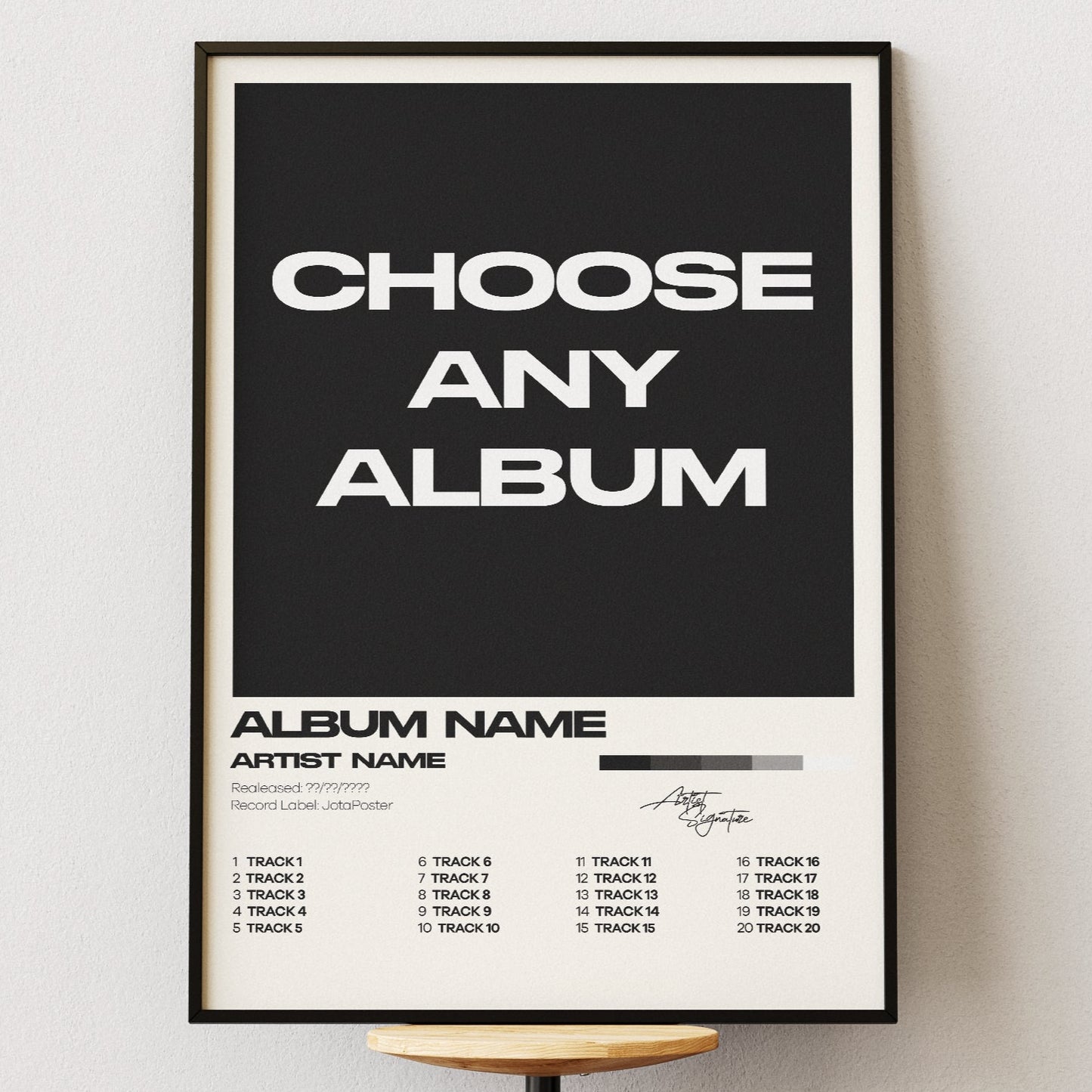 Custom Album Poster