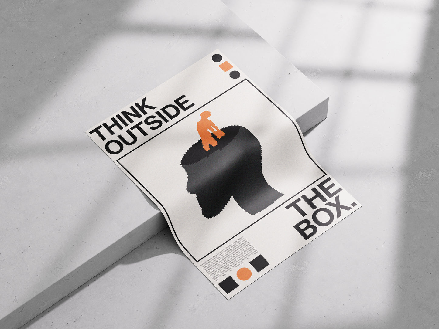 Think Outside The Box Poster