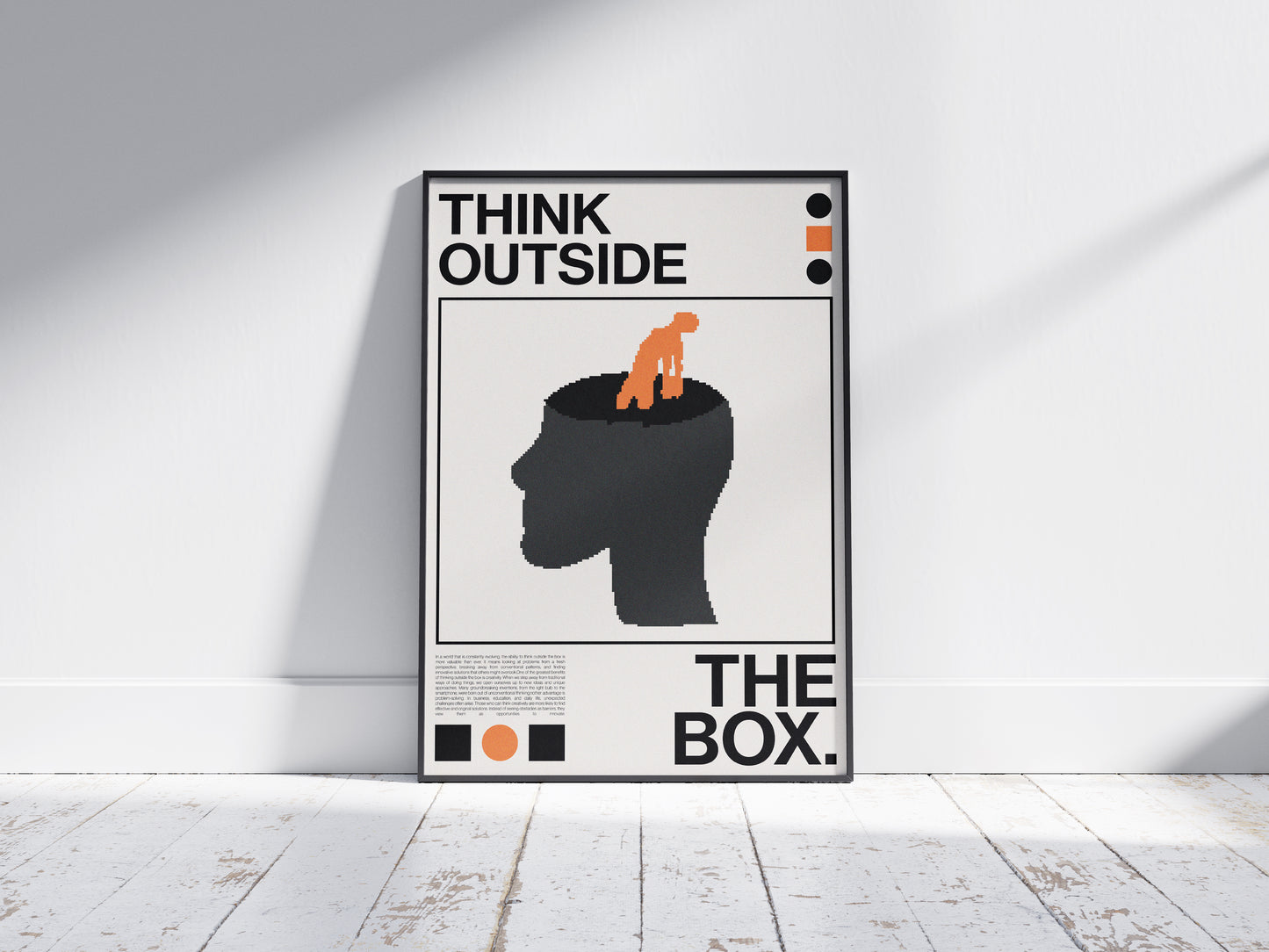 Think Outside The Box Poster