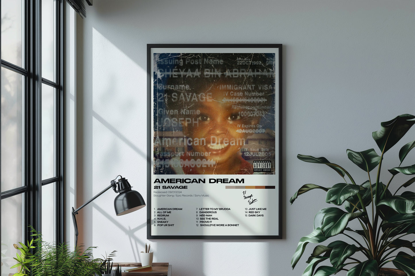 21 Savage Album American Dream poster